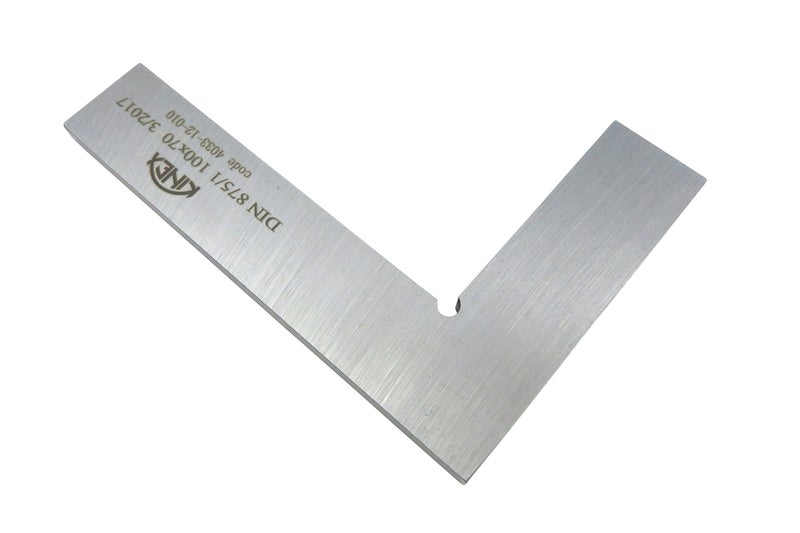Kinex 4033-12-010 4 Inches Tall x 2.75 Inches Wide Flat Solid Machinist Square DIN 875/1 Square to w/in 0.0005 Inches - Image 2